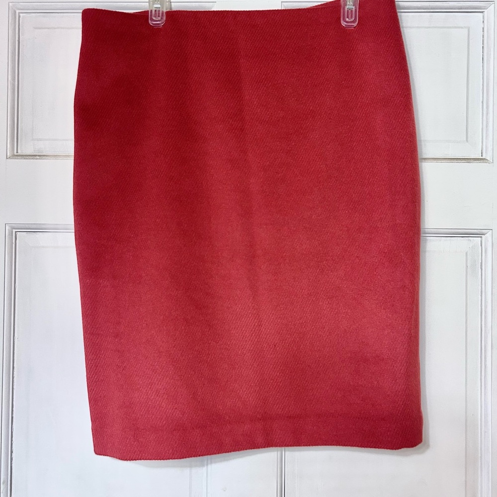 Talbots Burnt Orange Pencil Wool Skirt - 16